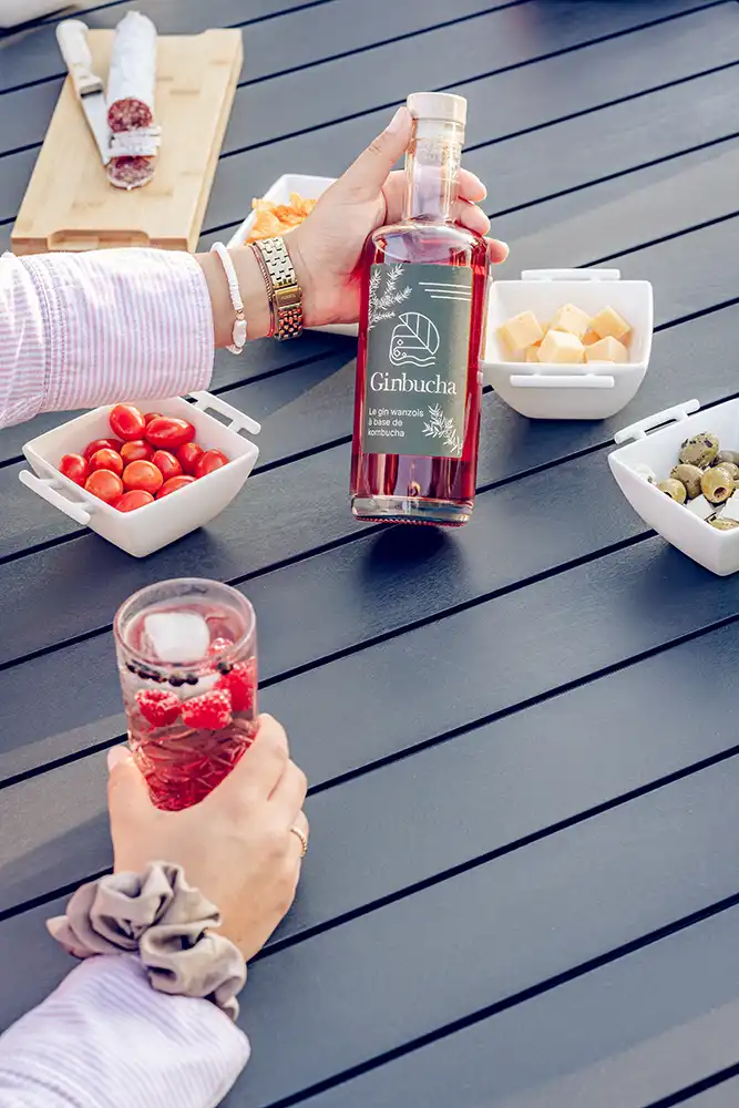 Photo d'une direction artistique pour une marque de gin