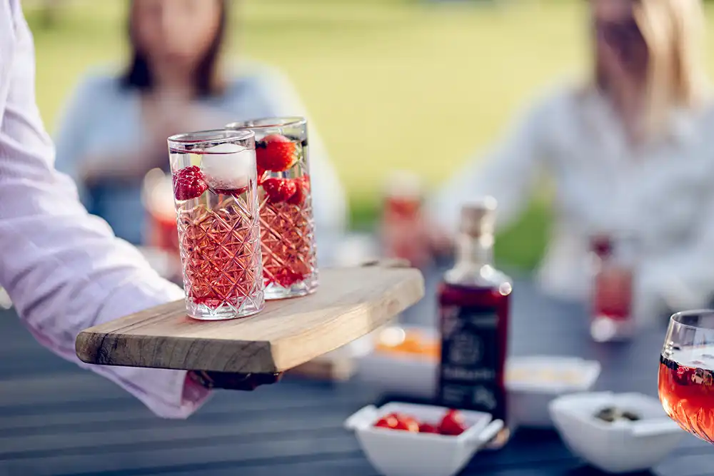 Photo d'une direction artistique pour une marque de gin